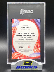 2024 Noah Fifita AUTOGRAPHED Bowman U Best SGC 10|10 (Box B10)