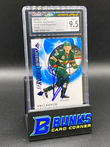 2020-21 Kirill Kaprizov Blue Auto CGC 9.5/10