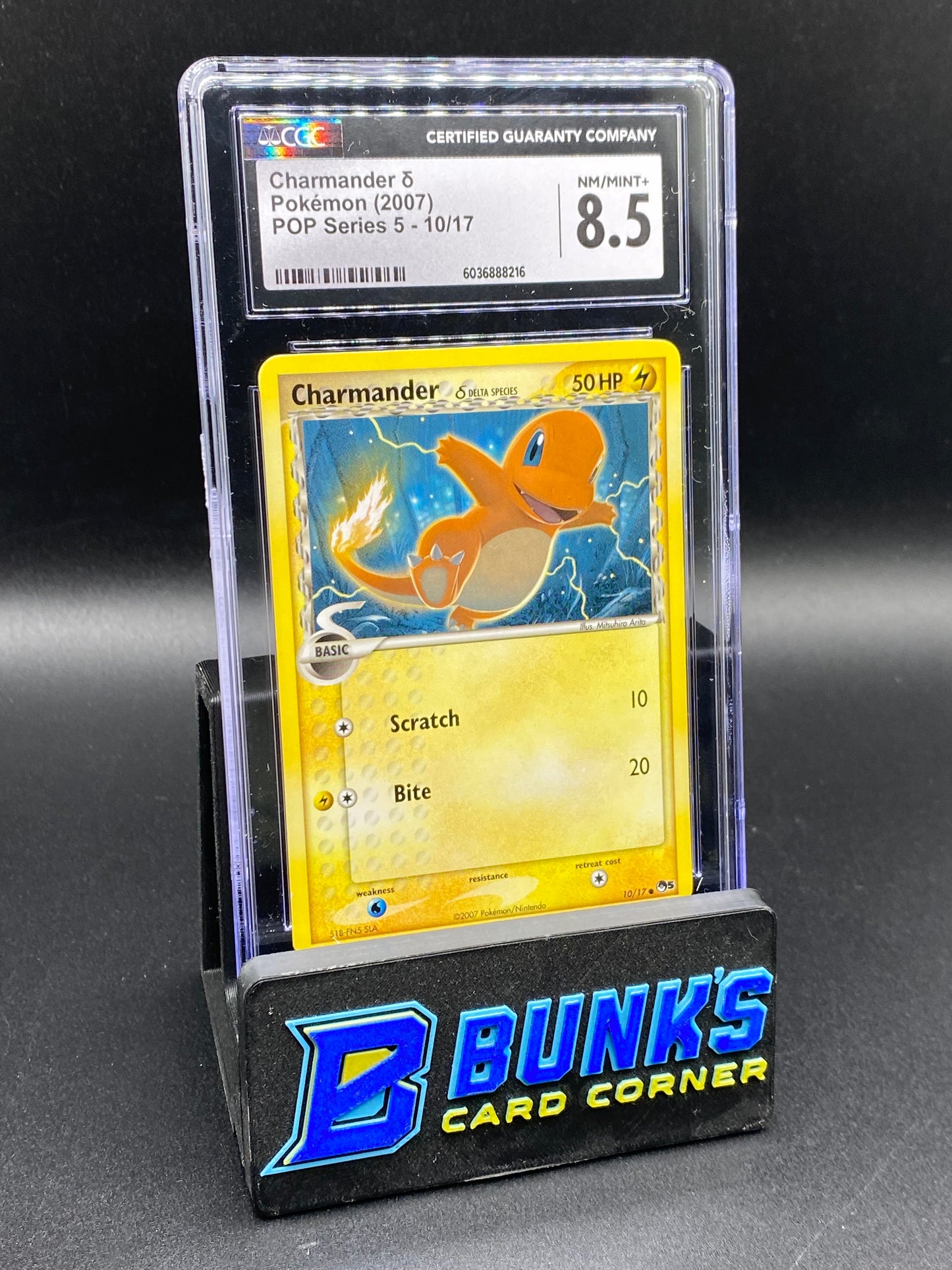 Charmander Delta Species Pop Series 5 CGC 8.5