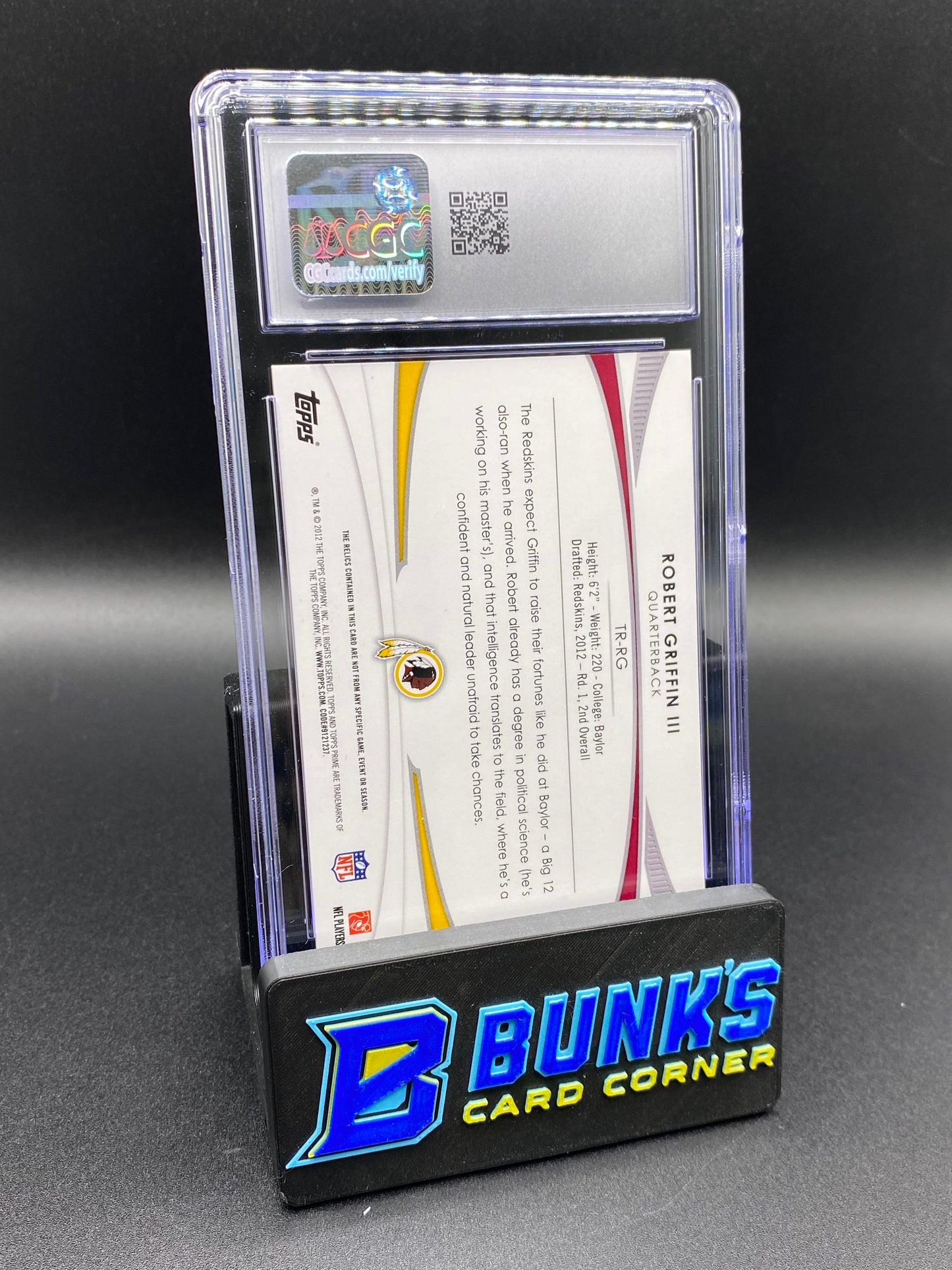 2012 Robert Griffin III Topps Prime Patches 31/194 CGC 10