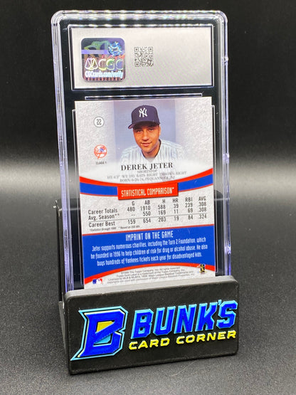 1999 Derek Jeter Class 1 HOF CGC 10