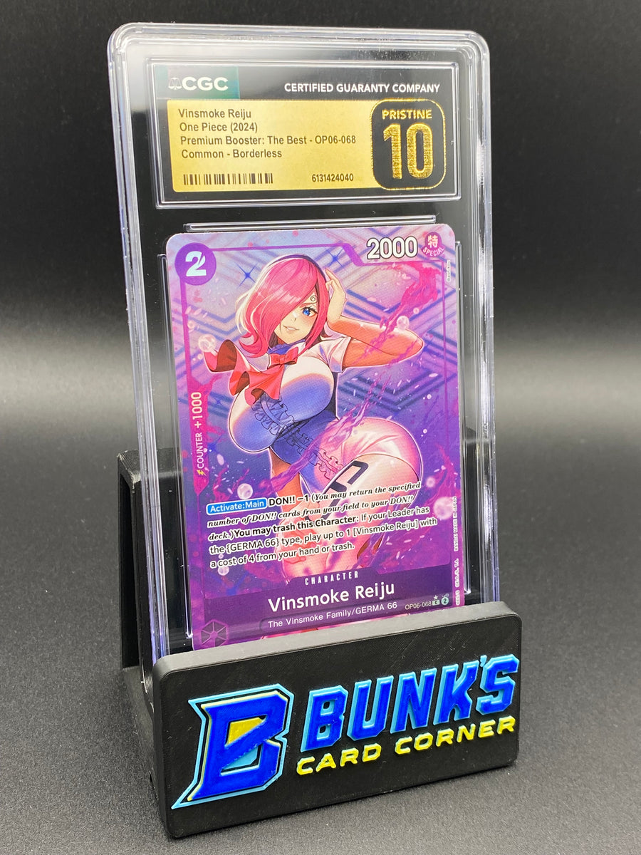 Vinsmoke Reiju Common Borderless  OP06 CGC PRISTINE  10