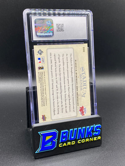 2008 Joe Mauer Silver Stadium Scenes 24/25 CGC 9 HOF