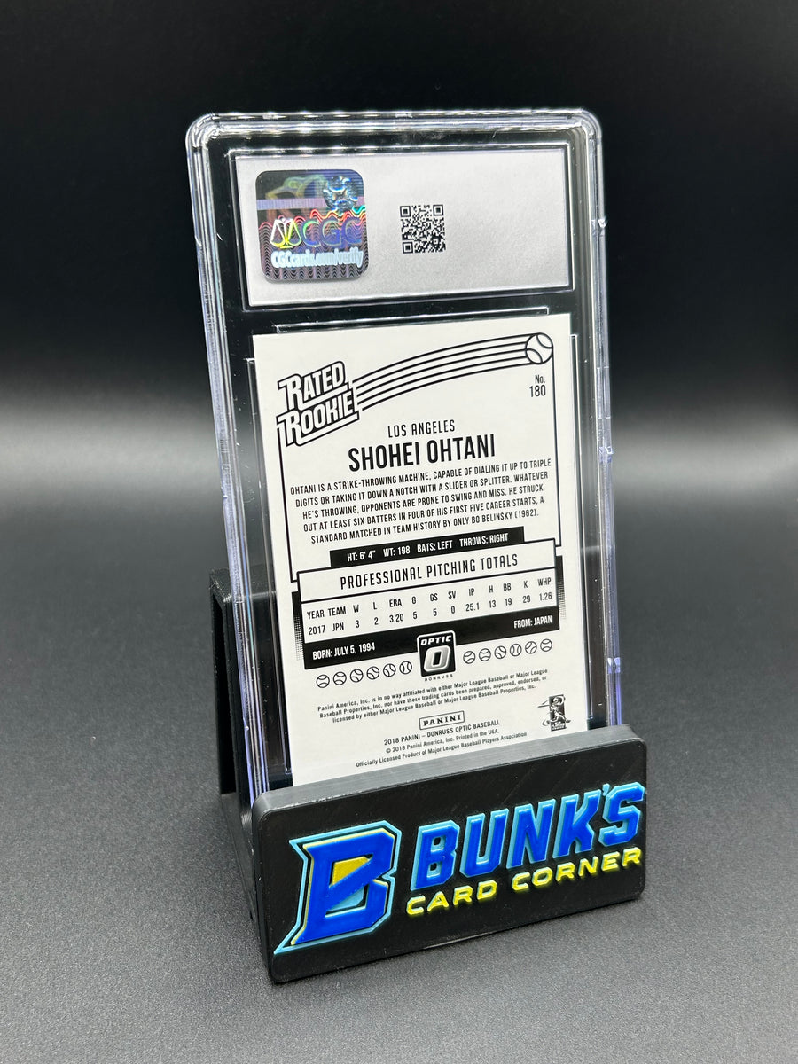 2018 Shohei Ohtani Panini Chronicles Optic Rc CGC 9.5