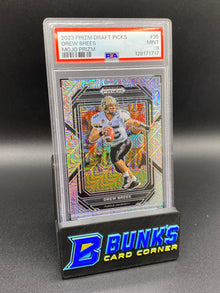 2023 Drew Brees 18/25 Mojo Prizm PSA 9