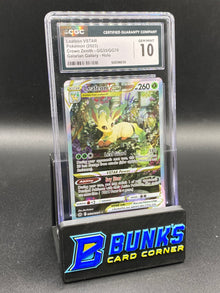Leafeon Vstar Galarian Gallery Crown Zenith CGC 10