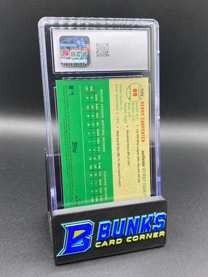 2023 Kerry Carpenter Toile Cream/ Fuchsia Lava Ref. 71/100 CGC 9.5