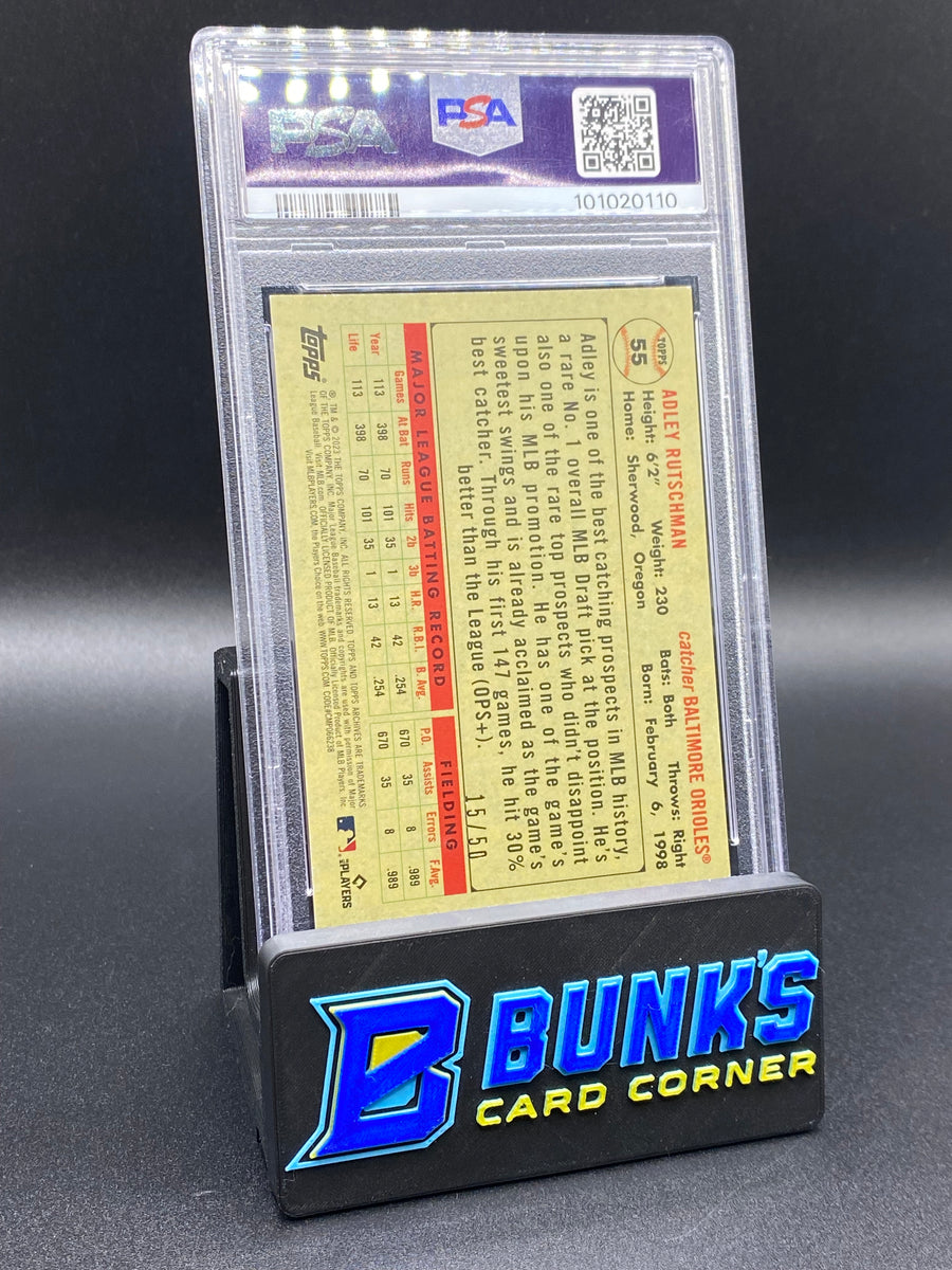 2023 Adley Rutschman Red Hot Foil PSA 9 Rc 15/50