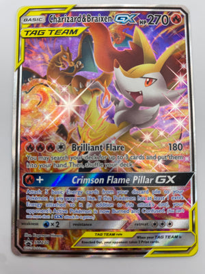 Charizard & Braixen Gx Tag Team Promo NM