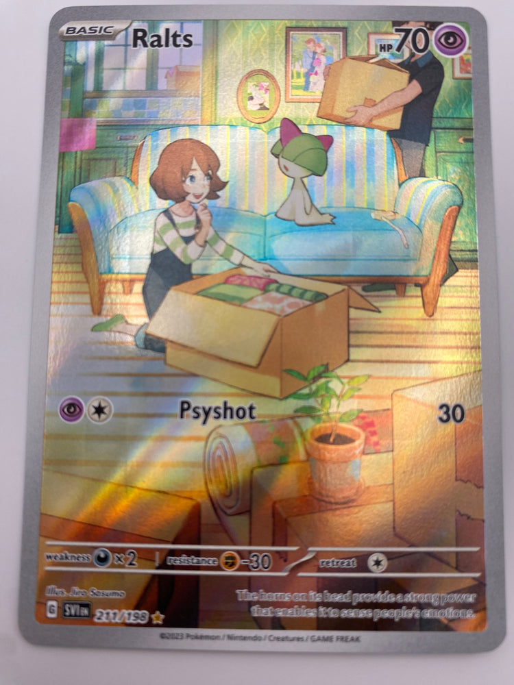 Ralts Illustration Rare Scarlet & Violet NM