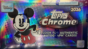 2026 TOPPS Chrome Disney Hobby