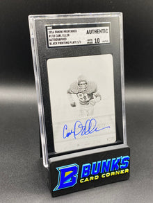 2016 Carl Eller Auto. 1/1 Black Printing Plate SGC Auto. 10 (Box 31)