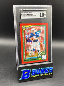 2022 Peyton Manning Timeless Tributes Red SGC 10 (Box 31)