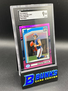 2024 Caleb Williams Pink Prizm RC SGC 9 (Box 31)