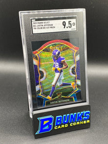 2020 Justin Jefferson RC Die-Cut Prizm SGC 9.5 (Box 31)