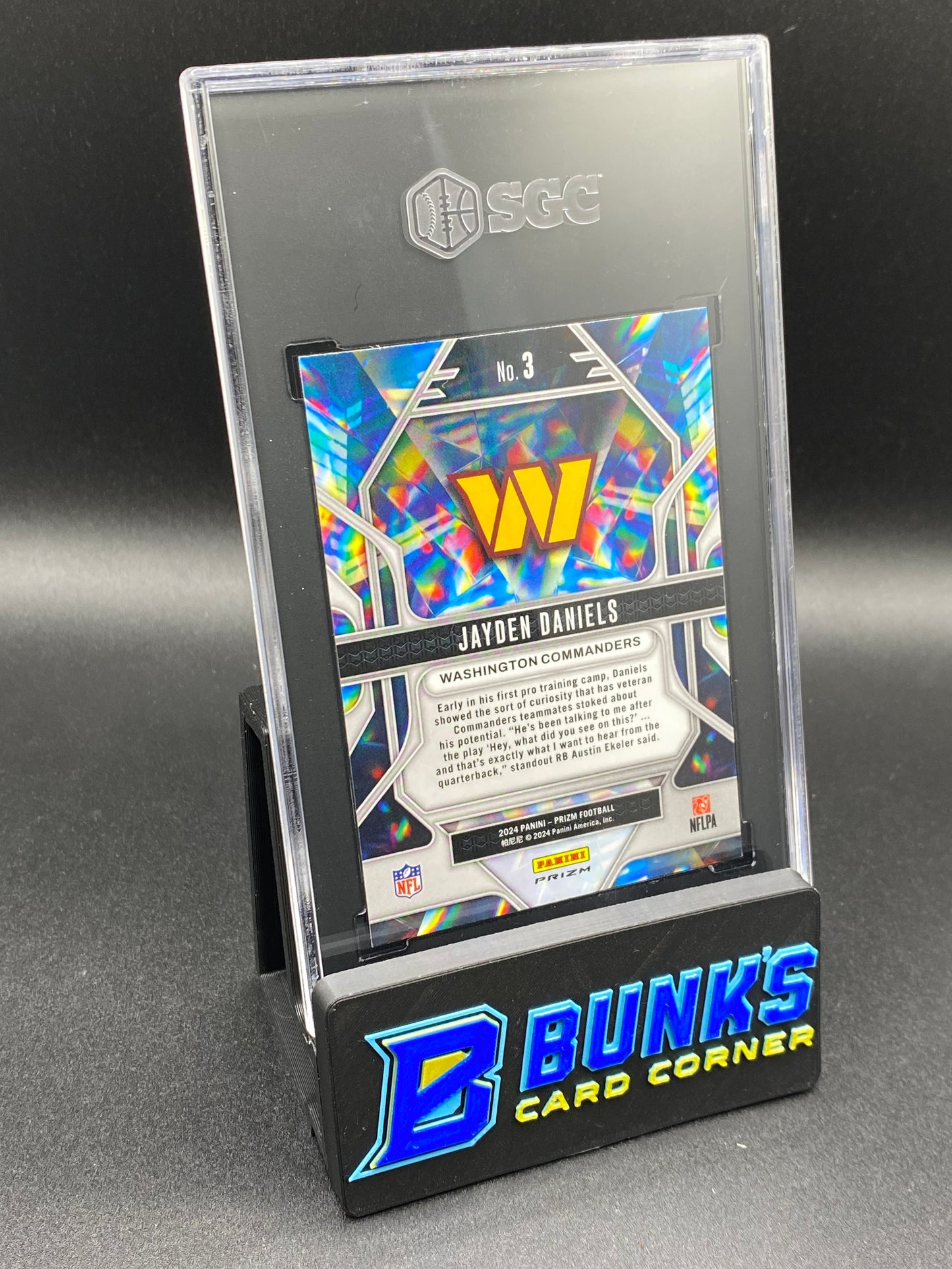 2024 Jayden Daniels Green Prizm RC SGC 10 (Box 31)