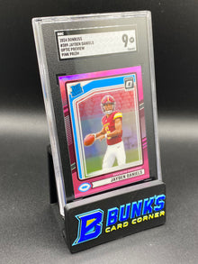 2024 Jayden Daniels Pink Prizm RC SGC 9 (Box 31)