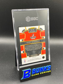 2023-24 Scoot Henderson Orange Flash Prizm RC SGC 10 (Box 32)