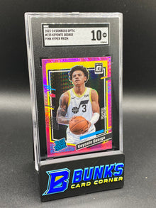 2023-24 Keyonte George Pink Hyper Prizm SGC 10 (Box 32)