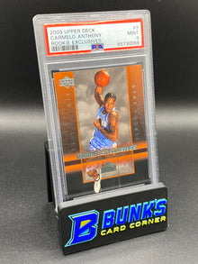 2003 Carmelo Anthony Rookie Exclusives PSA 9 RC (Box 32)