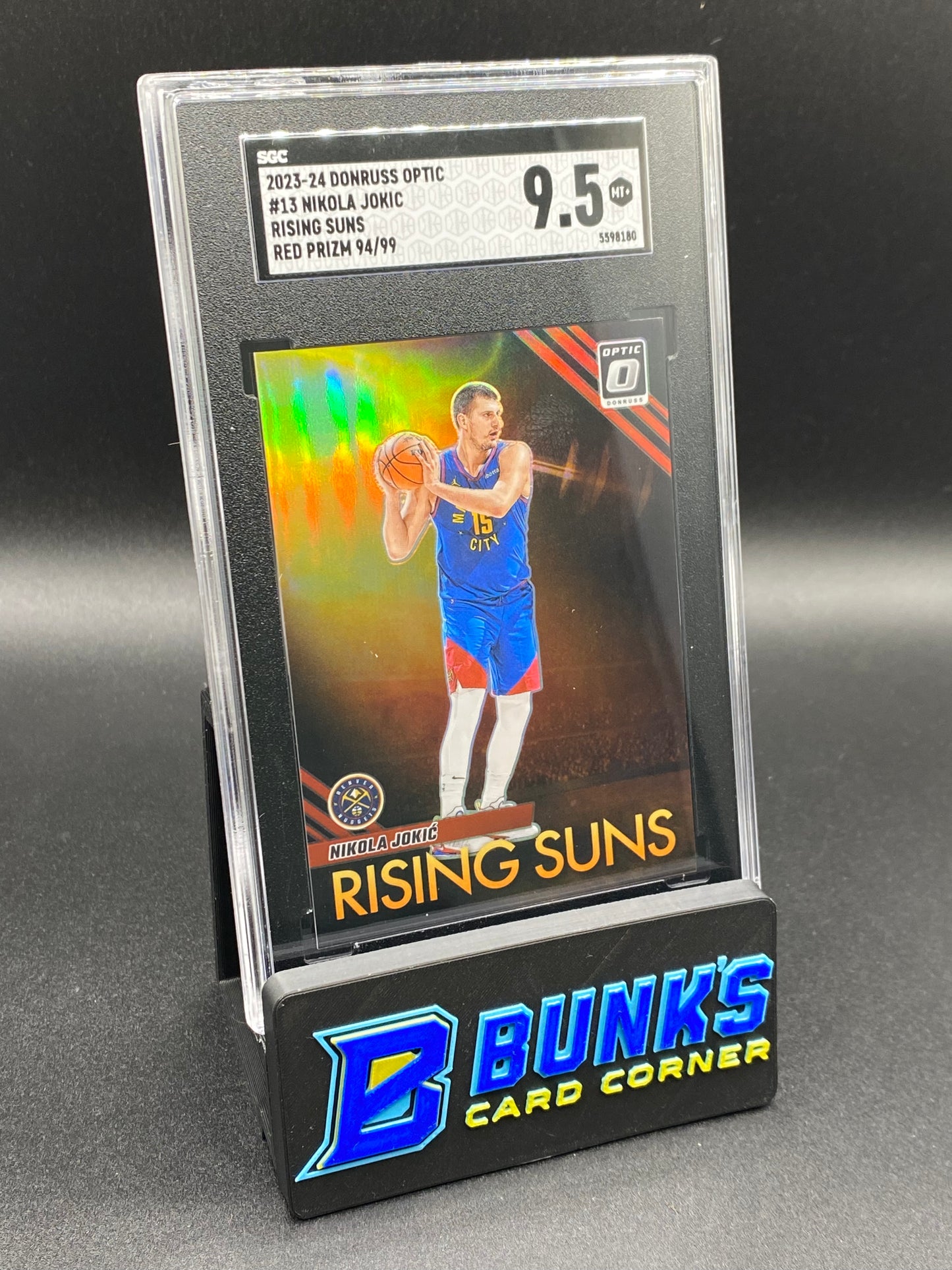 2023-24 Nikola Jokic Red Prizm SGC 9.5 (Box 32)