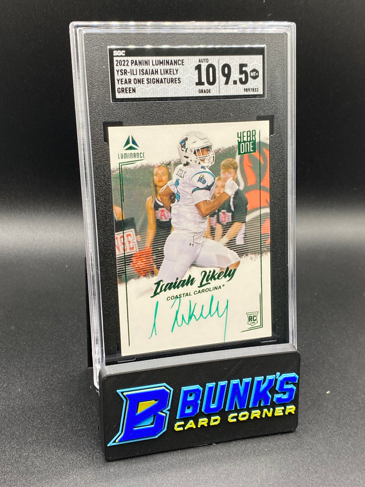 2022 Isaiah Likely Auto. Green SGC 10/9.5