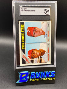 1966 Ferguson Jenkins HOF RC SGC 5 (Box B43)