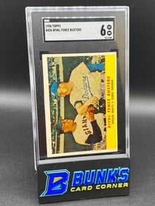 1958 Rival Fence Busters HOF SGC 6 (Box B43)