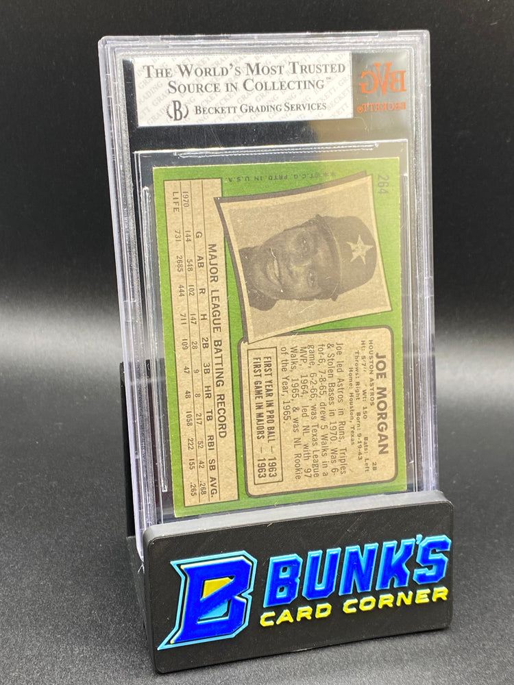 1971 Joe Morgan Beckett 7 HOF