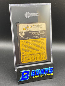 1973 “Goose” Rich Gossage RC HOF SGC 6 (Box B43)