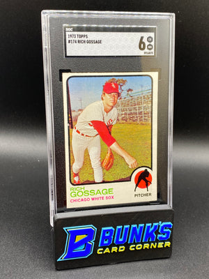 1973 “Goose” Rich Gossage RC HOF SGC 6