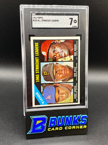 1966 N.L. Strikeout Leaders HOF SGC 7 (Box B43)
