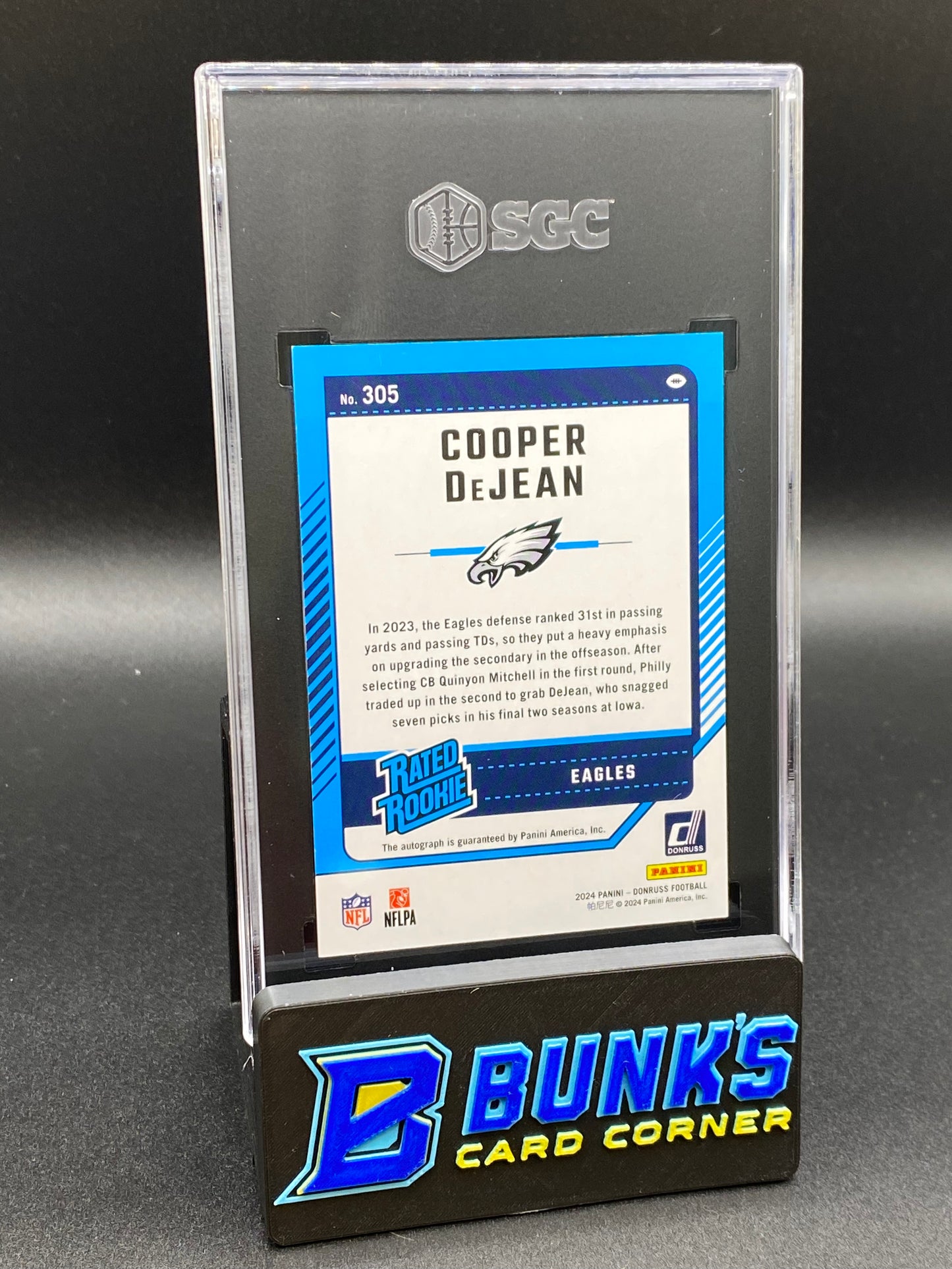 2024 Cooper Dejean Auto. Green RC SGC 10/9 (Box B44)