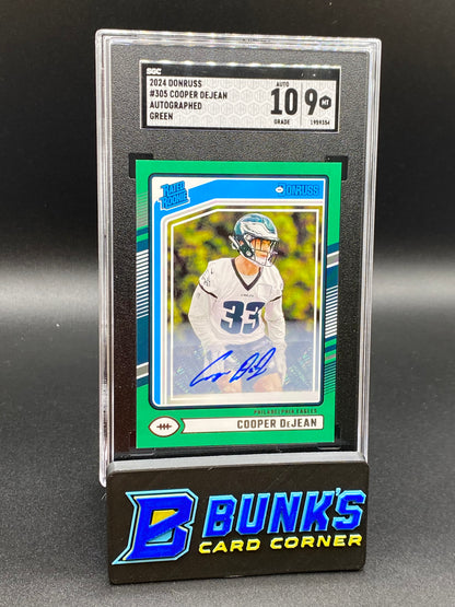 2024 Cooper Dejean Auto. Green RC SGC 10/9 (Box B44)