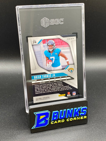 2024 Brian Thomas Jr. Red/White/Blue Prizm RC SGC 10 (Box B44)