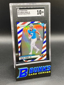 2024 Brian Thomas Jr. Red/White/Blue Prizm RC SGC 10 (Box B44)