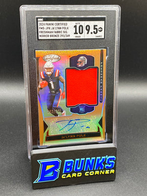 2024 Ja’Lynn Polk Freshman Fabric Sig. Mirror Bronze SGC 10/9.5