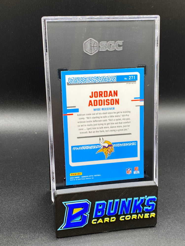 2023 Jordan Addison Green Velocity Prizm RC SGC 10