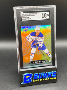 2024-25 Conner McDavid Color Flow Orange-Yellow SGC 10 (Box B44)
