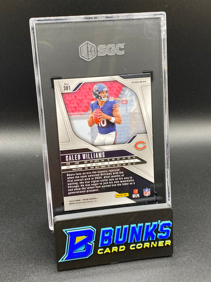2024 Caleb Williams Lazer Prizm RC SGC 9 (Box B44)