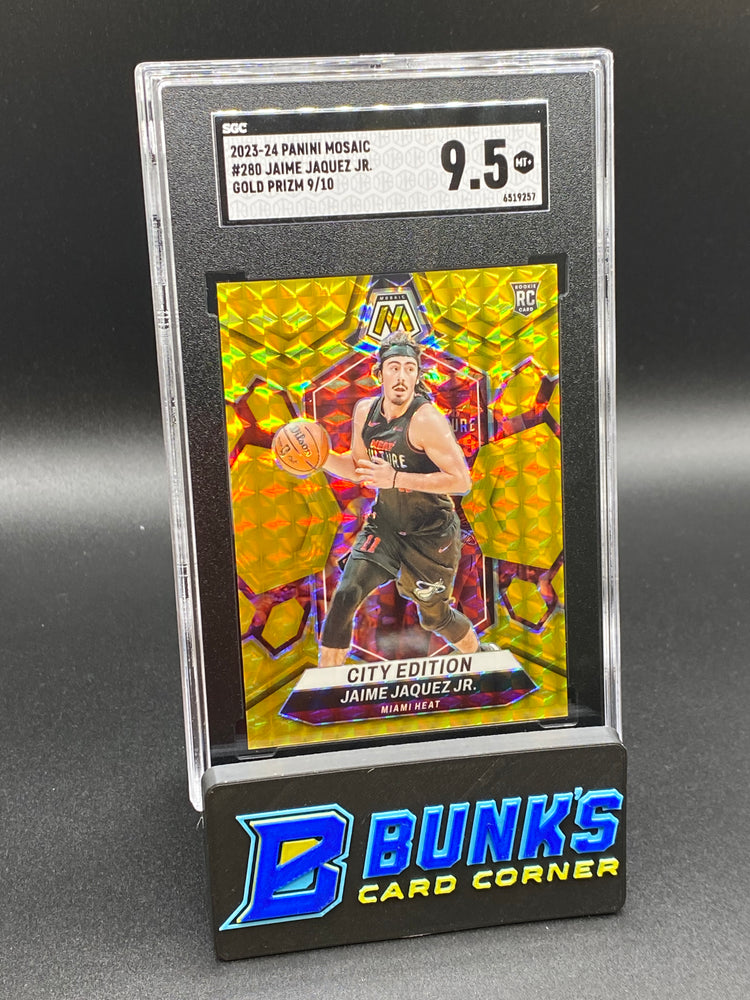 2023-24 Jaime Jacques Jr. Gold Prizm SGC 9.5 RC