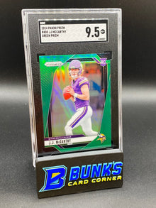 2024 JJ McCarthy Green Prizm RC SGC 9.5