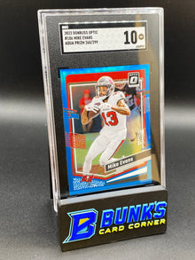 2023 Mike Evans Aqua Prizm SGC 10
