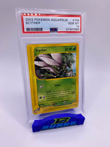 PSA 10 Scyther E reader Aquapolis
