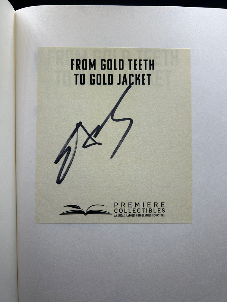 Edgerrin James "From Gold Teeth to Gold Jacket" Auto on p. 2