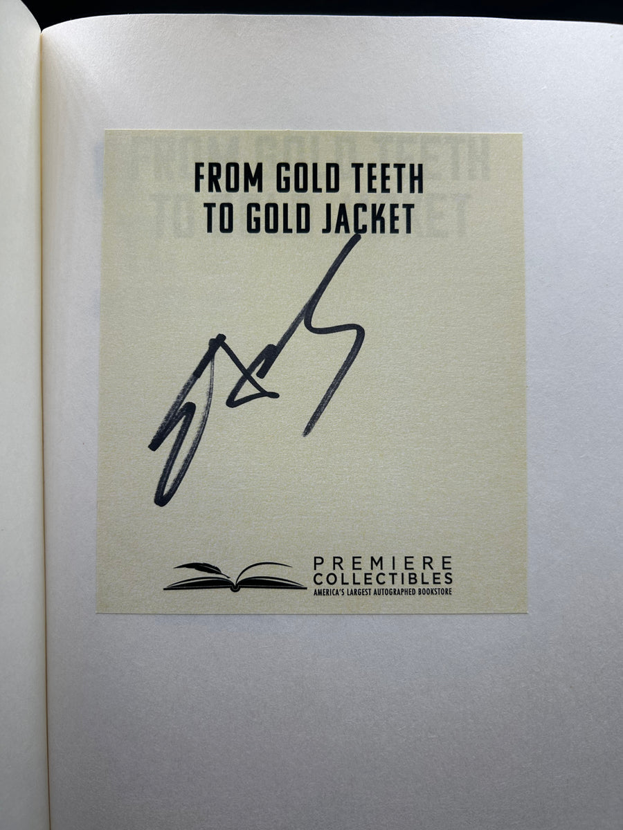 Edgerrin James "From Gold Teeth to Gold Jacket" Auto on p. 2