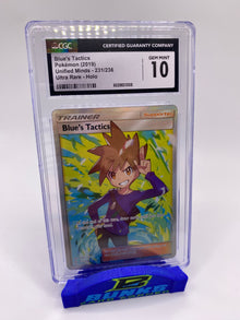 CGC 10 Blue’s Tactics Full Art Trainer