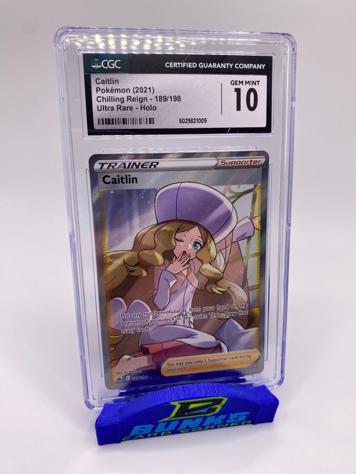CGC 10 Caitlin Full Art Trainer