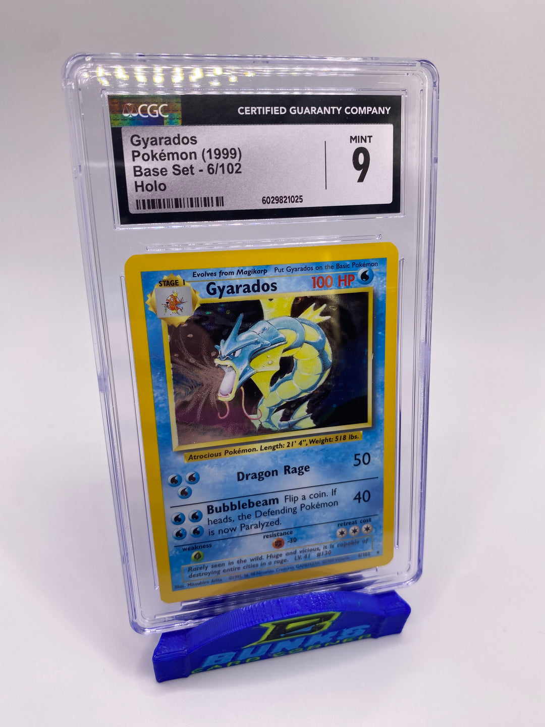 CGC 9 Gyarados Base Set Holo