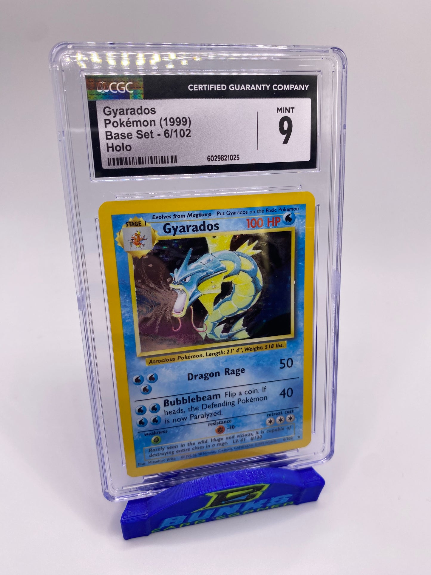 CGC 9 Gyarados Base Set Holo